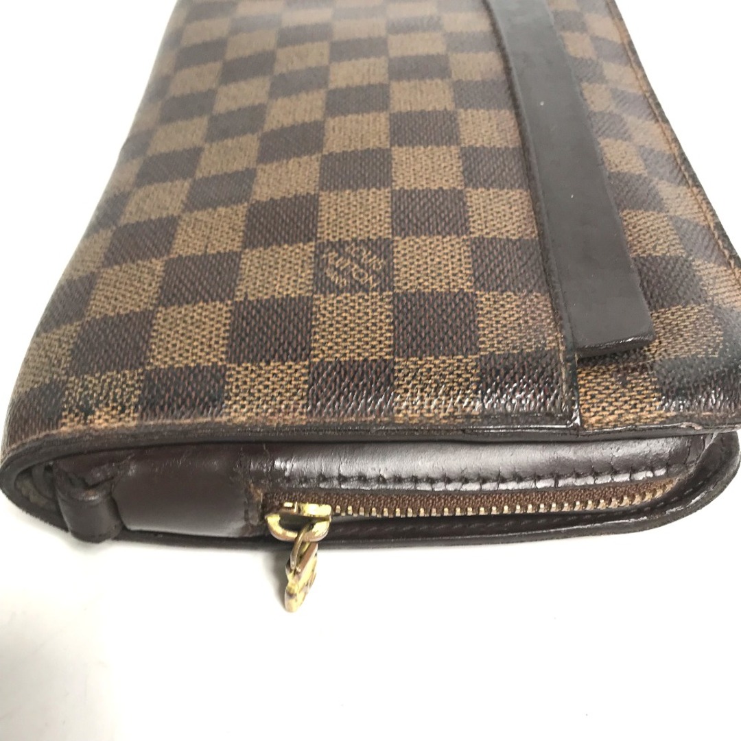 ルイヴィトン LOUIS VUITTON サンルイ N51993  ダミエ ポーチ カバン ストラップ付 セカンドバッグ ダミエキャンバス エベヌ ブラウン