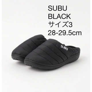 スブ(SUBU)のSUBU スブ　BLACK サイズ3 28-29.5cm(サンダル)