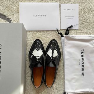 クレジュリー(CLERGERIE)のCLERGERIE Paris クレジュリー　靴　35.5 新品未使用　お洒落(ローファー/革靴)