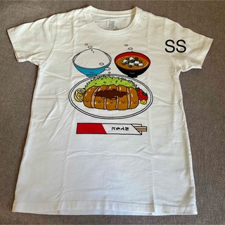 グラニフ(Design Tshirts Store graniph)の美品　グラニフ　Tシャツ　トンカツ(Tシャツ/カットソー(半袖/袖なし))
