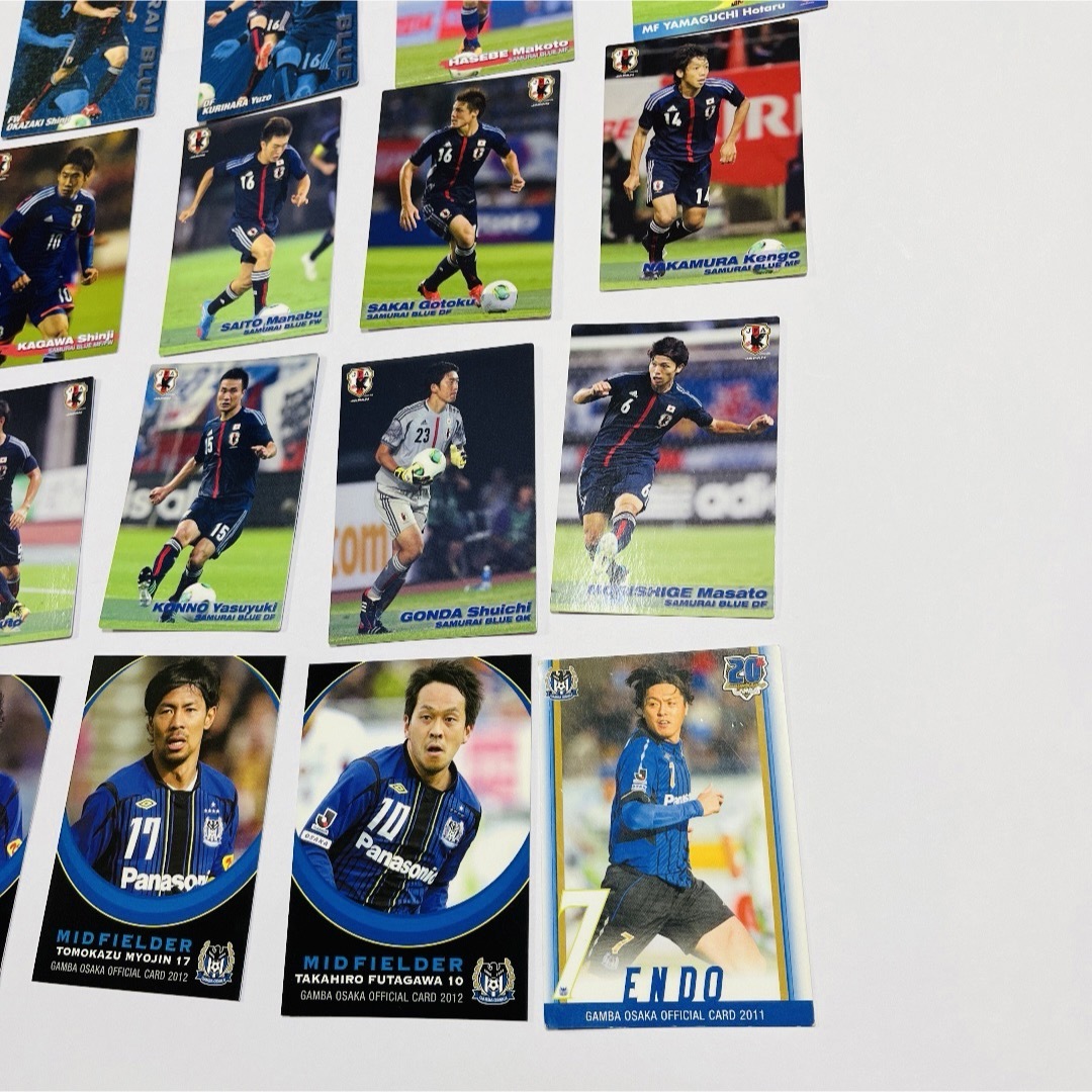 サッカー選手カード27枚 エンタメ/ホビーのタレントグッズ(スポーツ選手)の商品写真