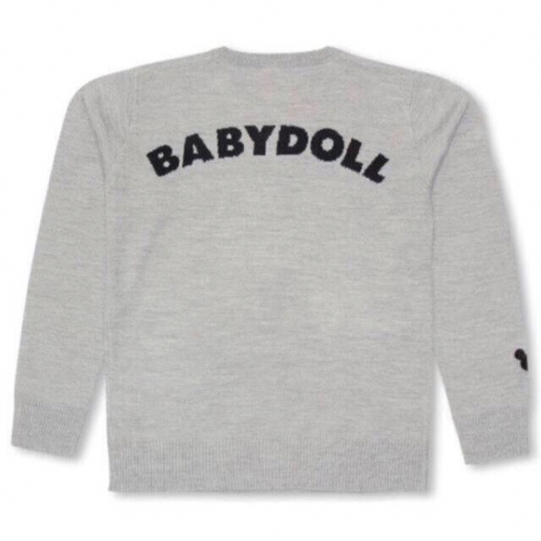 BABYDOLL(ベビードール)の新品 BABYDOLL☆140 ミッキー セーター グレー ニット ベビードール キッズ/ベビー/マタニティのキッズ服男の子用(90cm~)(ニット)の商品写真