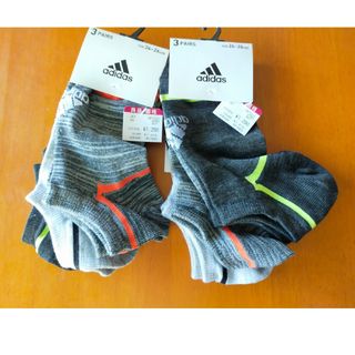 アディダス(adidas)の新品未使用 24～26cm メンズ adidas ソックス 6足 定価2838円(ソックス)