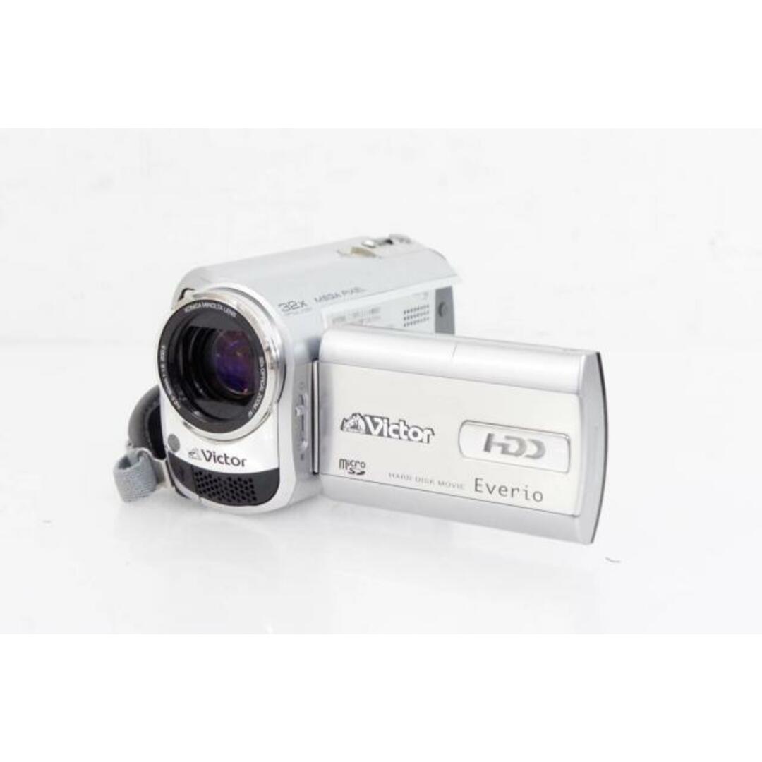C JVC Victorビクター エブリオEverio ビデオカメラ GZ-MG360-S シルバー HDD60GBスマホ/家電/カメラ