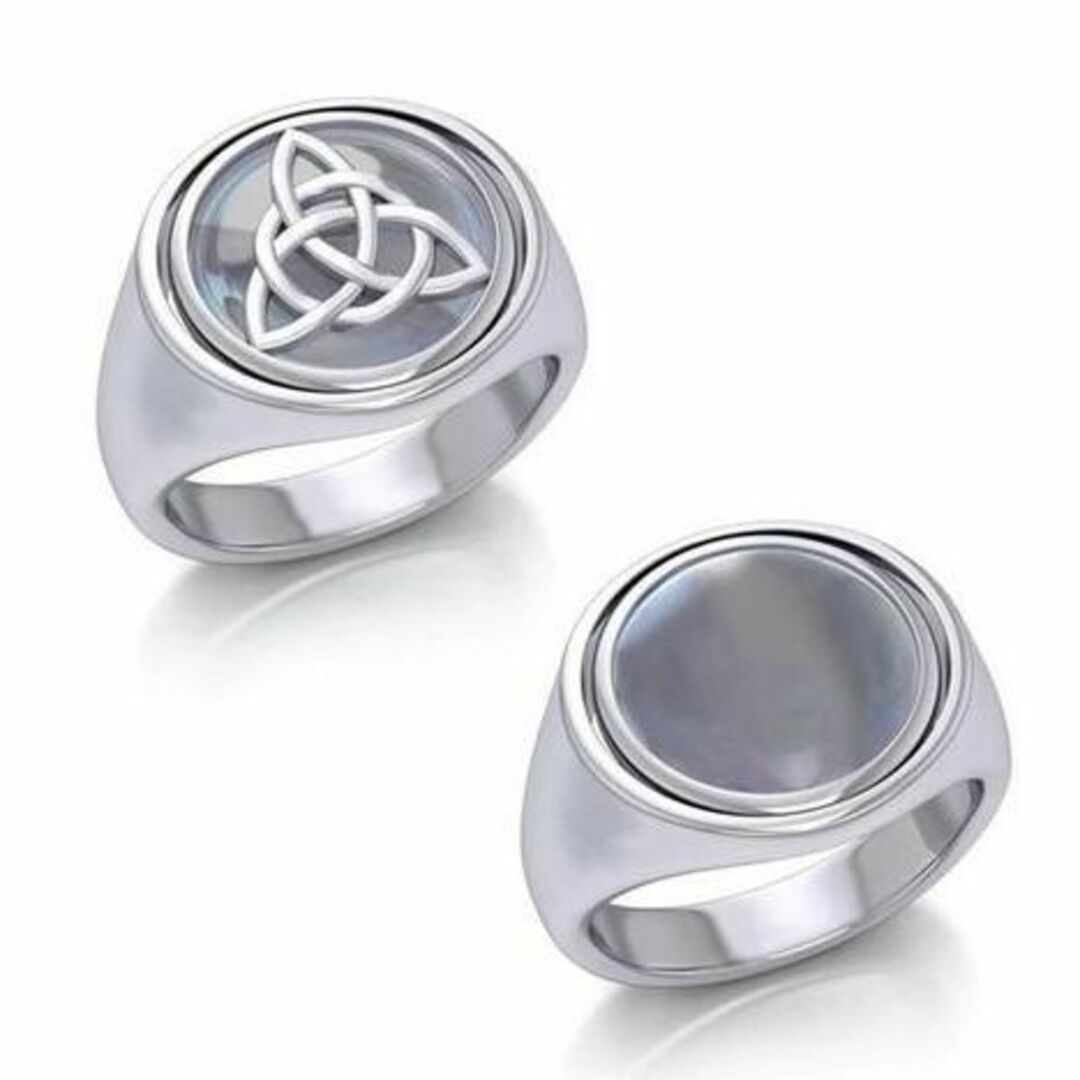 PeterStone: Celtic Triquetra Flip Ring レディースのアクセサリー(リング(指輪))の商品写真