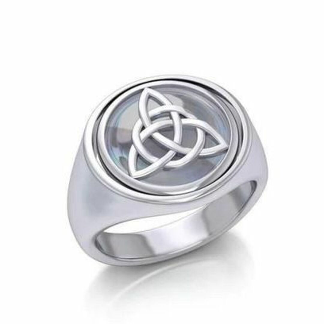 PeterStone: Celtic Triquetra Flip Ring レディースのアクセサリー(リング(指輪))の商品写真