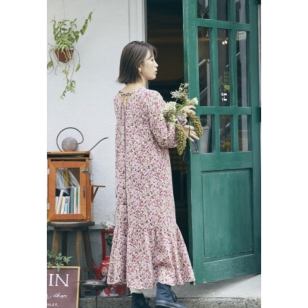 STUDIO CLIP(スタディオクリップ)の春服‼️studio clip 花柄ワンピース　ロングワンピース　ご近所ドレス レディースのワンピース(ロングワンピース/マキシワンピース)の商品写真