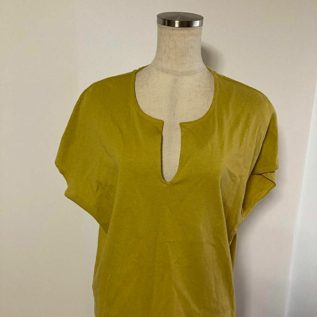 niko and...(ニコアンド)のニコアンドの黄色のシャツ(^^)3265 レディースのトップス(Tシャツ(半袖/袖なし))の商品写真