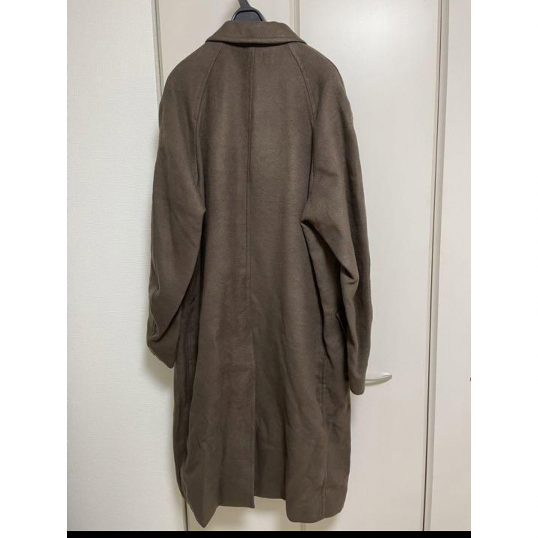 PE MELTON WIDE CHESTER COAT メンズのジャケット/アウター(チェスターコート)の商品写真