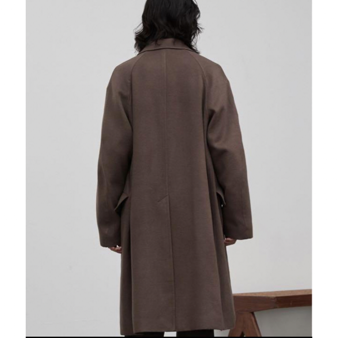 PE MELTON WIDE CHESTER COAT メンズのジャケット/アウター(チェスターコート)の商品写真