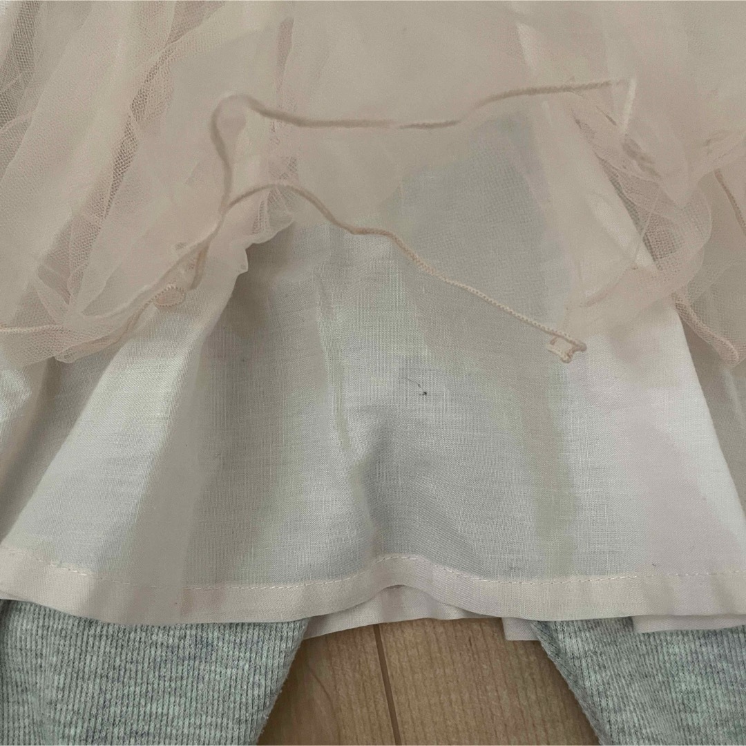 AEON(イオン)のチュール付きレギンス　チュチュレギンス キッズ/ベビー/マタニティのキッズ服女の子用(90cm~)(スカート)の商品写真