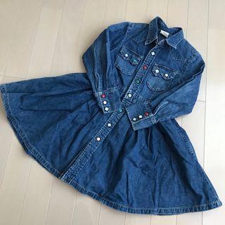 AHCAHCUM.muchacha - ムチャチャ　あちゃちゃむ　デニムワンピース　M 110〜120ぐらい