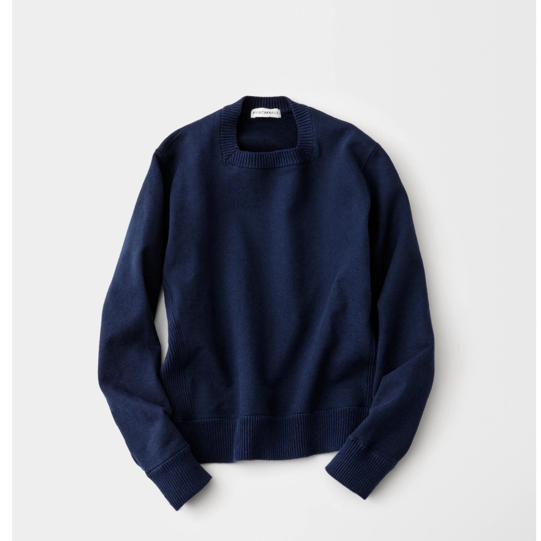 MY WEAKNESS Zoey Sweat ネイビー xs MY WEAKNESS Zoey Sweat ネイビー xs