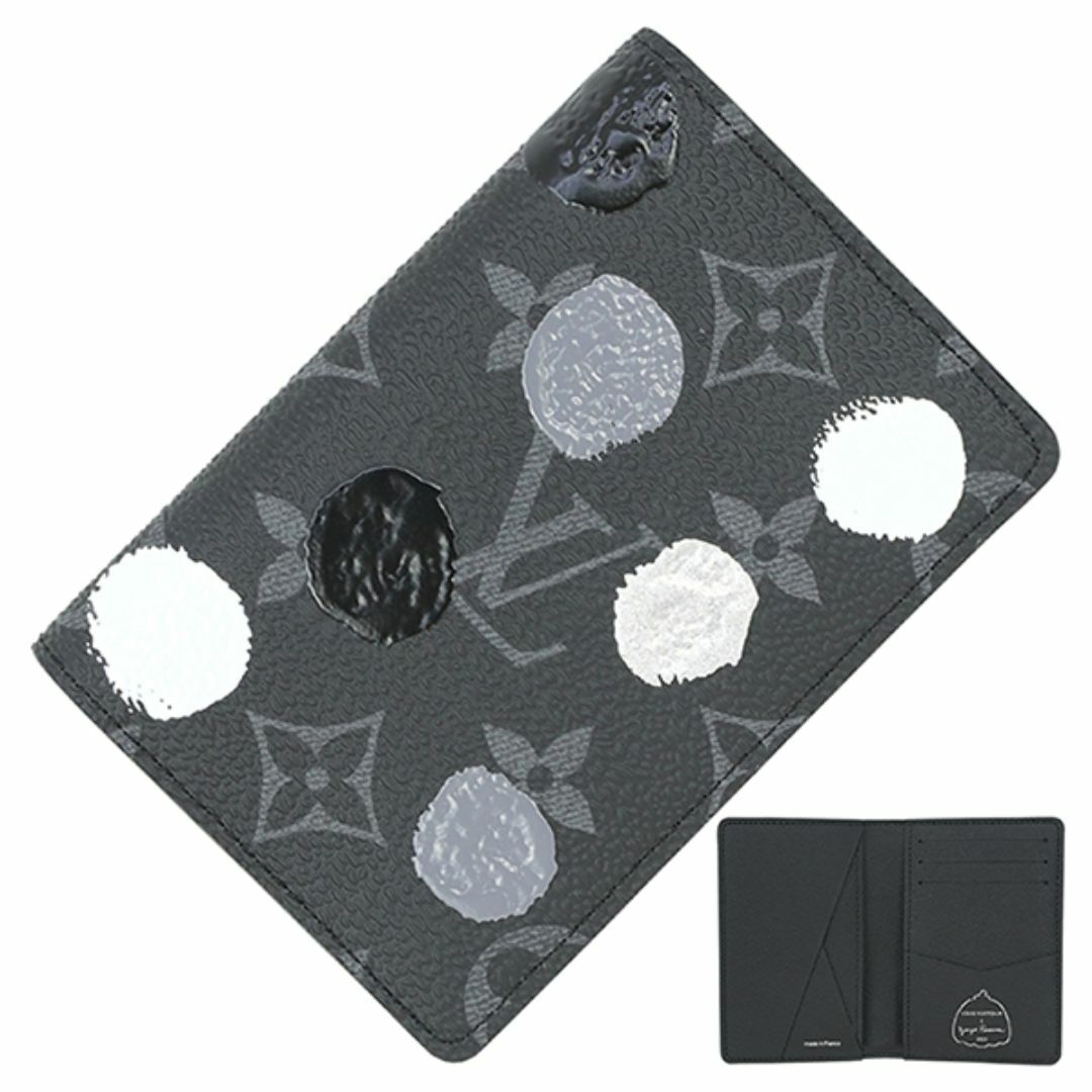 LOUIS VUITTON - ルイヴィトン カードケース パスケース メンズ モノグラム 水玉 ブラック 新品 10299