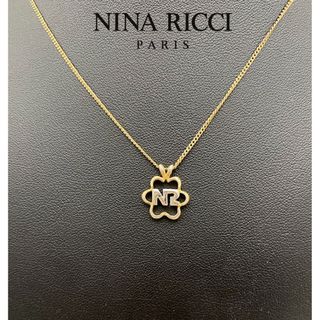 ニナリッチ(NINA RICCI)のNINA RICCI ニナリッチ NRロゴ ゴールド ネックレス(ネックレス)