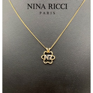 ニナリッチ(NINA RICCI)のNINA RICCI ニナリッチ NRロゴ ゴールド ネックレス(ネックレス)