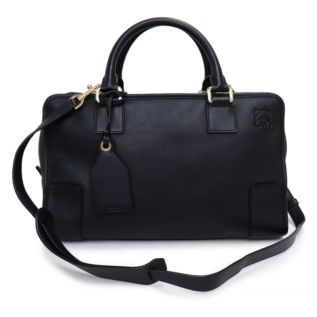 ロエベ　アマソナ28 黒　ハンドバッグ　ショルダーバッグ　2way LOEWE