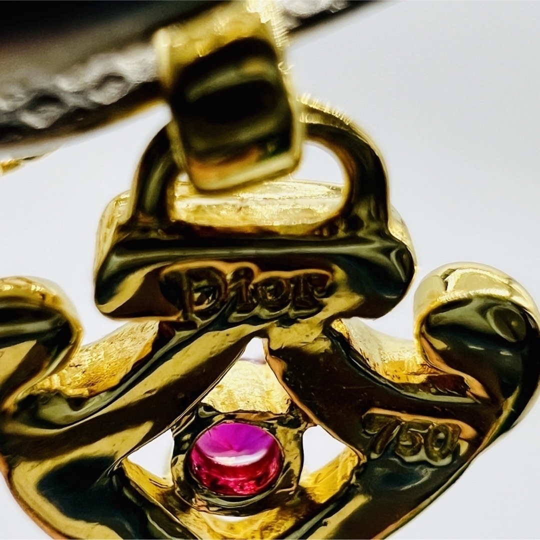 Christian Dior - K18 ルビー Dior ネックレスの通販 by Christian Dior - K18 ルビー Dior ネックレスの通販 by