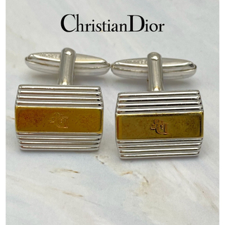クリスチャンディオール(Christian Dior)のChristian Dior カフリンク シルバー&ゴールド(カフリンクス)