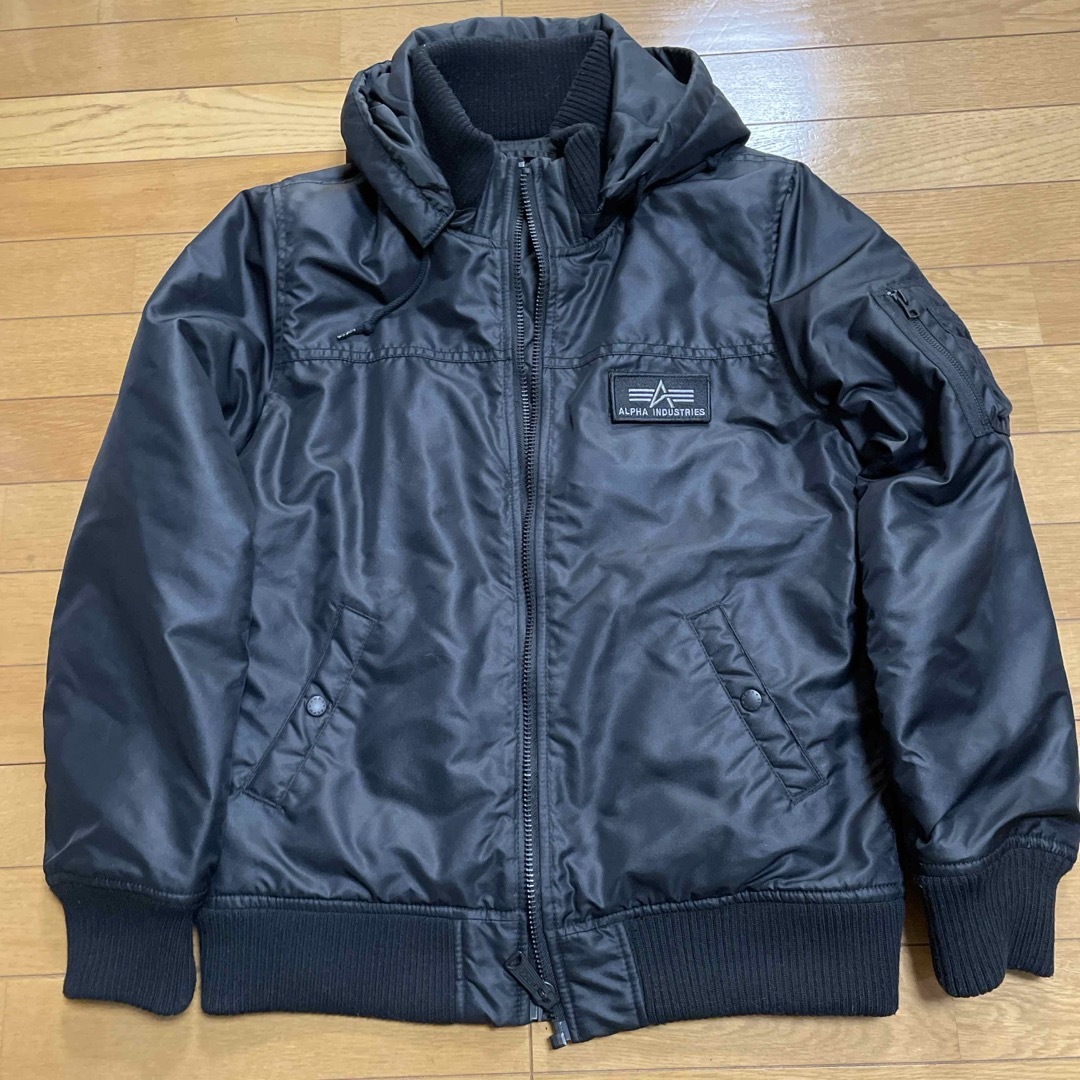 ALPHA INDUSTRIES(アルファインダストリーズ)のやまじん　様専用　　　ALPHA フーテッドリブジャケット　サイズXL メンズのジャケット/アウター(ミリタリージャケット)の商品写真