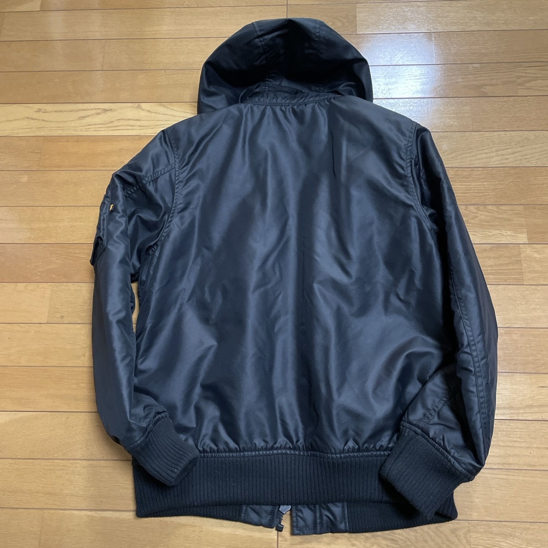 ALPHA INDUSTRIES(アルファインダストリーズ)のやまじん　様専用　　　ALPHA フーテッドリブジャケット　サイズXL メンズのジャケット/アウター(ミリタリージャケット)の商品写真