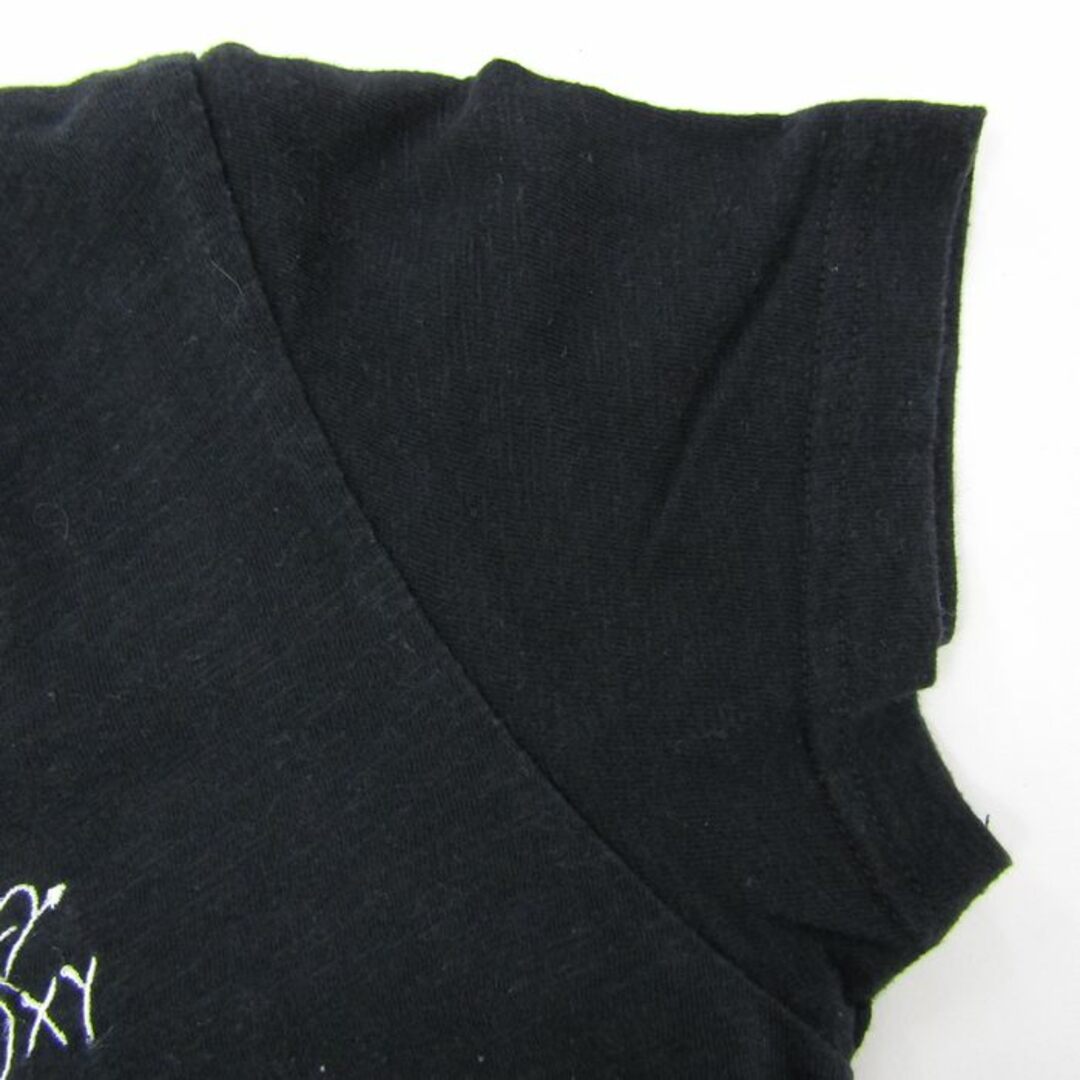 Roxy(ロキシー)のロキシー 半袖Tシャツ ロゴT ワンポイントロゴ コットン レディース Mサイズ ブラック ROXY レディースのトップス(Tシャツ(半袖/袖なし))の商品写真