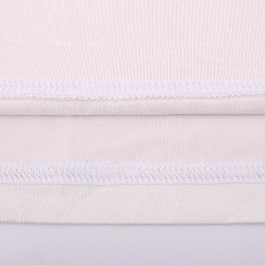 ティゴラ 長袖Tシャツ Vネック 無地 ストレッチ スポーツウエア メンズ Lサイズ ホワイト TIGORA メンズのトップス(Tシャツ/カットソー(七分/長袖))の商品写真