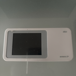 エーユー(au)のWI MAX 2プラス　Wi-Fiルーター(PC周辺機器)