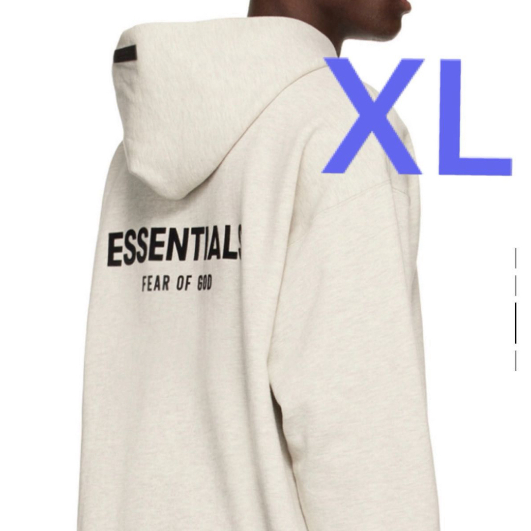 Essential(エッセンシャル)の【XL】ESSENTIALS エッセンシャル リラックスフーディ オートミール メンズのトップス(パーカー)の商品写真