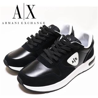 アルマーニエクスチェンジ(ARMANI EXCHANGE)の《アルマーニ エクスチェンジ》新品 異素材切替 レザースニーカー UK9(28)(スニーカー)