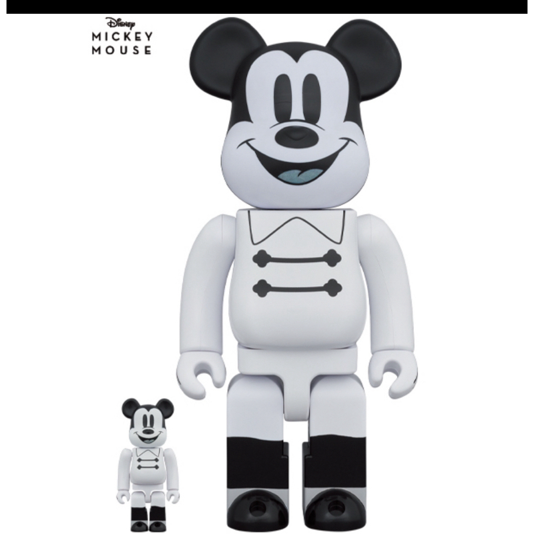 エンタメ/ホビーBE@RBRICK Nighttime Mickey 100％ & 400％