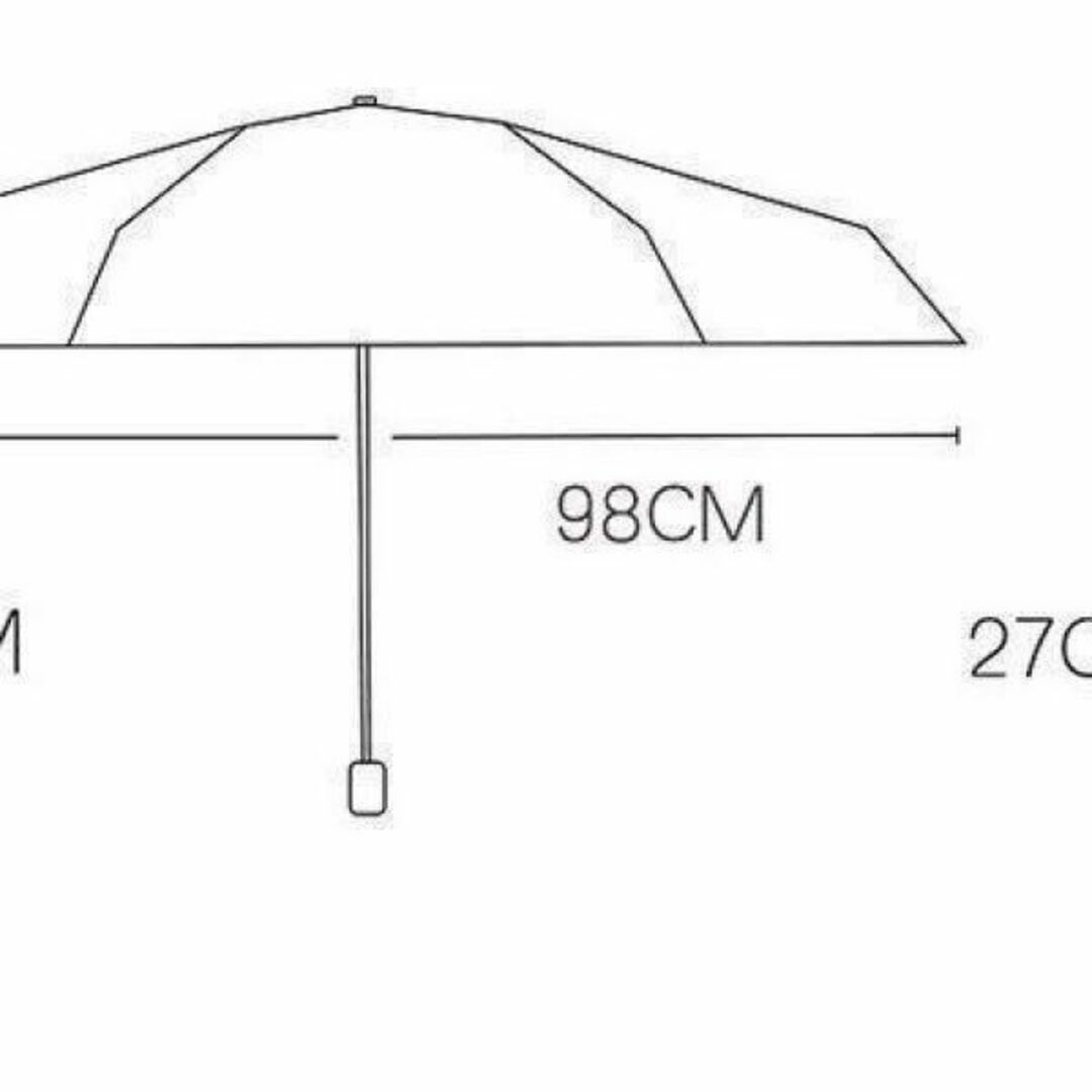 父の日 折りたたみ傘 日傘 晴雨兼用 遮光 UVカット 自動開閉 白 梅雨 通勤 レディースのファッション小物(傘)の商品写真