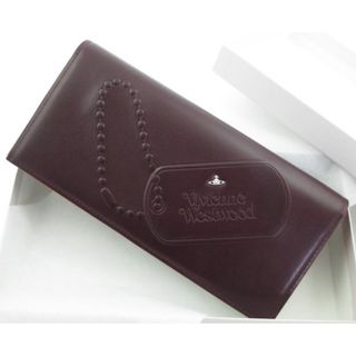 ヴィヴィアンウエストウッド(Vivienne Westwood)の★残りわずか★新品★箱付 ヴィヴィアンウエストウッド かぶせ 長財布 ワイン★(長財布)