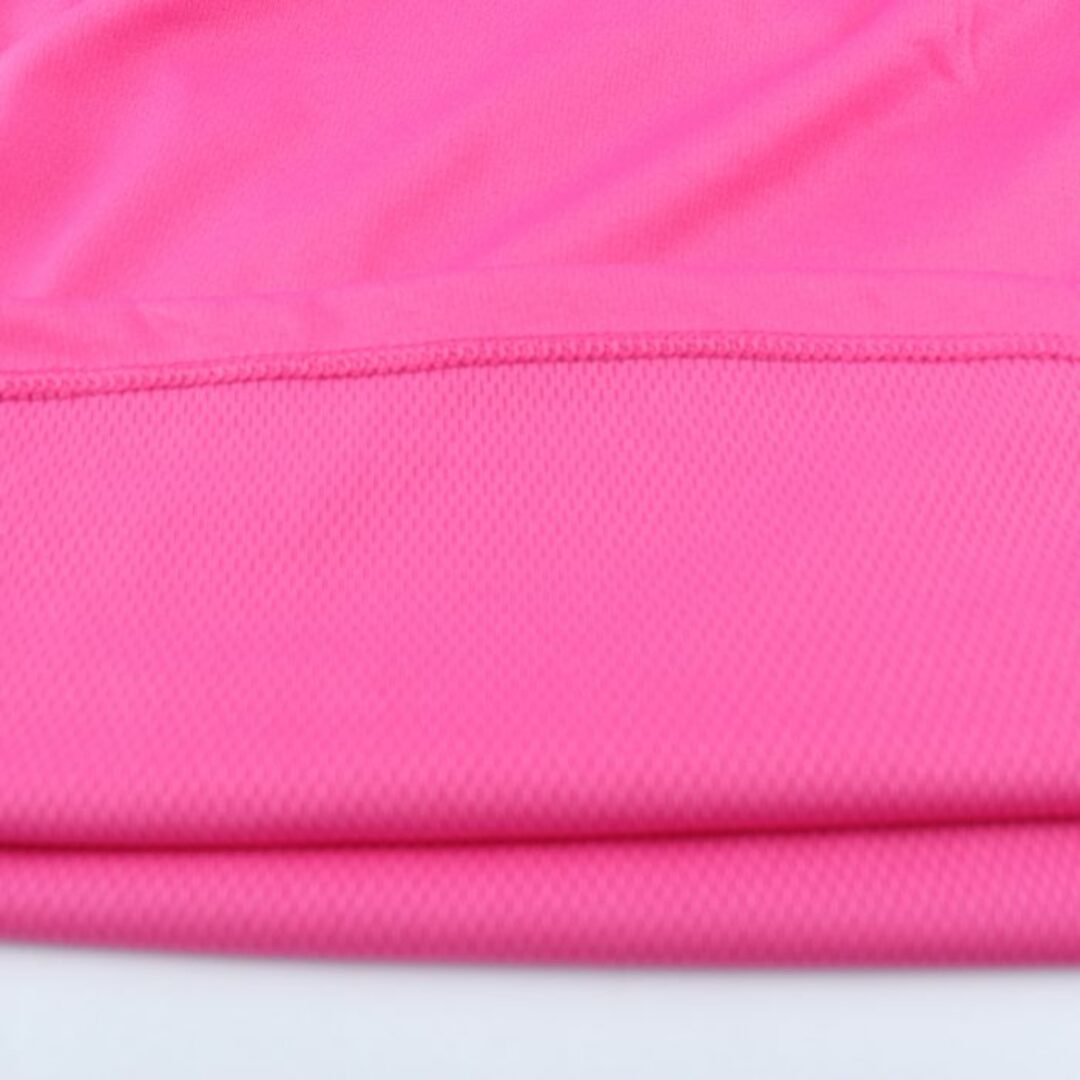 adidas(アディダス)のアディダス Tシャツ 長袖 メッシュ スポーツウエア トップス レディース Mサイズ ピンク adidas レディースのトップス(Tシャツ(長袖/七分))の商品写真