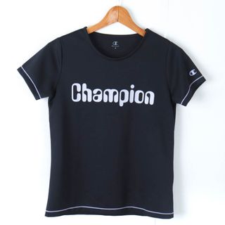 チャンピオン(Champion)のチャンピオン Tシャツ 半袖 メッシュ スポーツウエア トップス レディース Mサイズ ネイビー Champion(Tシャツ(半袖/袖なし))