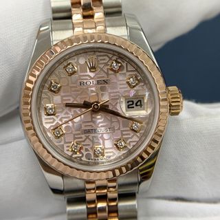 ロレックス(ROLEX)のレディース ROLEX デイトジャスト 179171G ランダム番 自動巻 (腕時計)