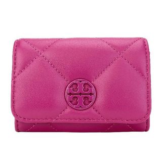 トリーバーチ(Tory Burch)の新品 トリーバーチ TORY BURCH カードケース ウィラ ソフト キルト プリックリーペア(名刺入れ/定期入れ)