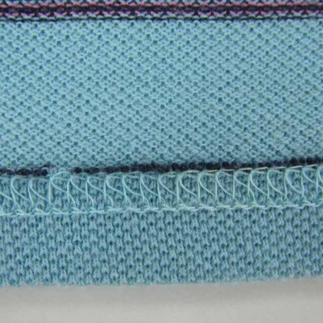 FILA(フィラ)のフィラ Tシャツ 半袖 ボーダー トップス レディース Mサイズ ブルー FILA レディースのトップス(Tシャツ(半袖/袖なし))の商品写真