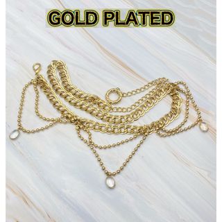 GOLD PLATED Design Chain Belt 2(ベルト)