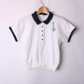 ellesse - エレッセ ポロシャツ 半袖 テニス スポーツウエア トップス レディース Mサイズ アイボリー ellesse