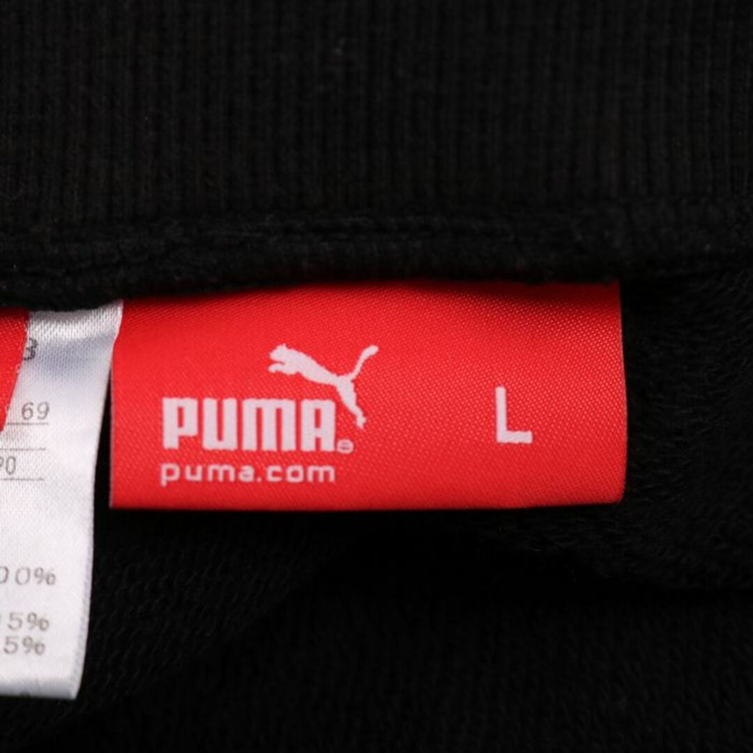 PUMA(プーマ)のプーマ トレーニングパンツ ひざ下丈 綿100％ スポーツウエア ボトムス レディース Lサイズ ブラック PUMA レディースのパンツ(その他)の商品写真