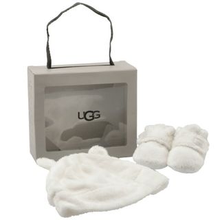 アグ(UGG)のアグ UGG ベビー シューズ＆帽子 ギフトセット BIXBEE AND BEANIE 1120951 BDB(おくるみ/ブランケット)