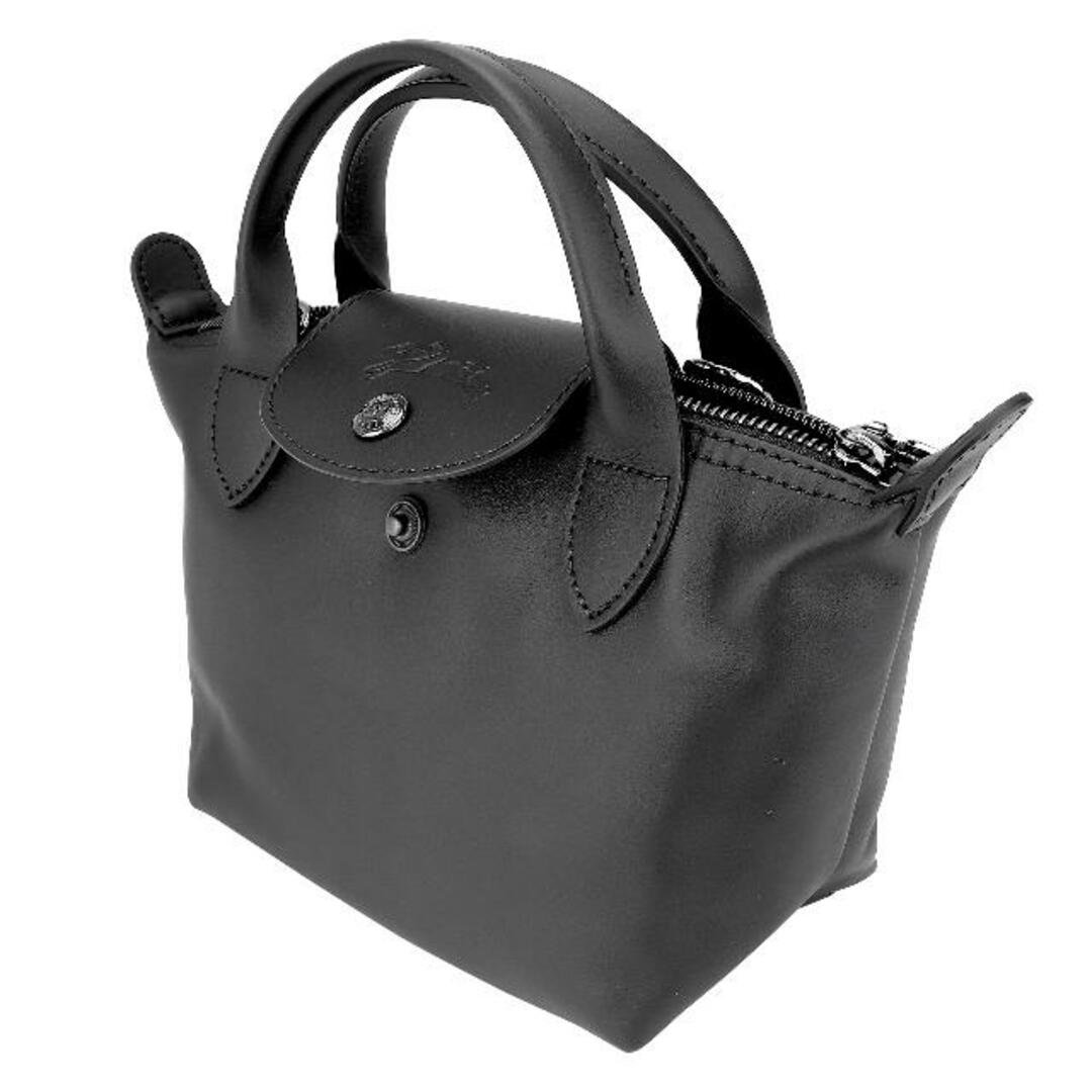 LONGCHAMP(ロンシャン)の新品 ロンシャン LONGCHAMP ハンドバッグ ル プリアージュ エクストラ トップハンドルバッグ XSサイズ ノワール レディースのバッグ(ハンドバッグ)の商品写真