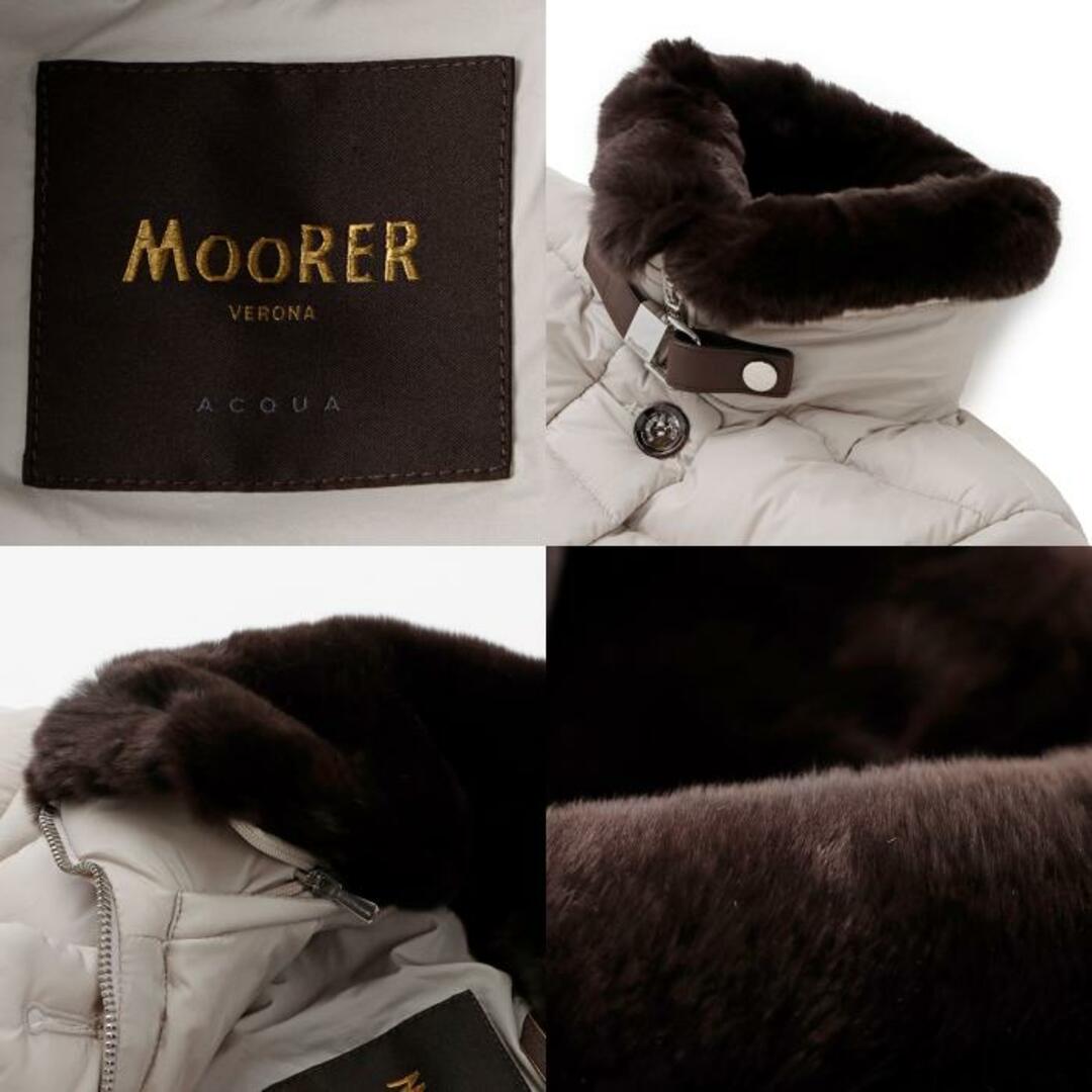 MooRER(ムーレー)のムーレー MOORER ダウンジャケット ウエストシェイプ VETIVER-S3 コート レディース アウター ミドル VETIVER S3 0025 レディースのジャケット/アウター(ダウンジャケット)の商品写真