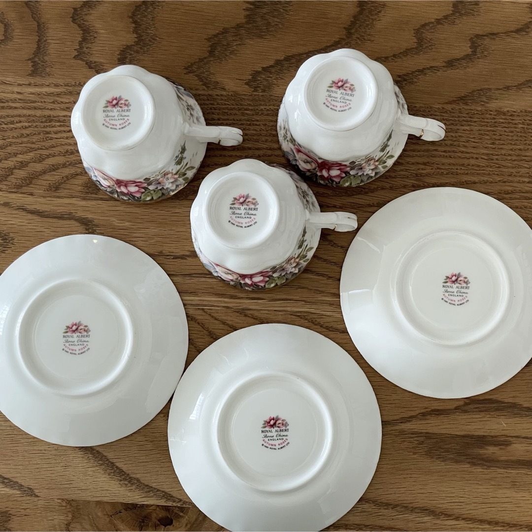 ROYAL ALBERT - ROYAL ALBERT ロイヤルアルバート カップ&ソーサー3客