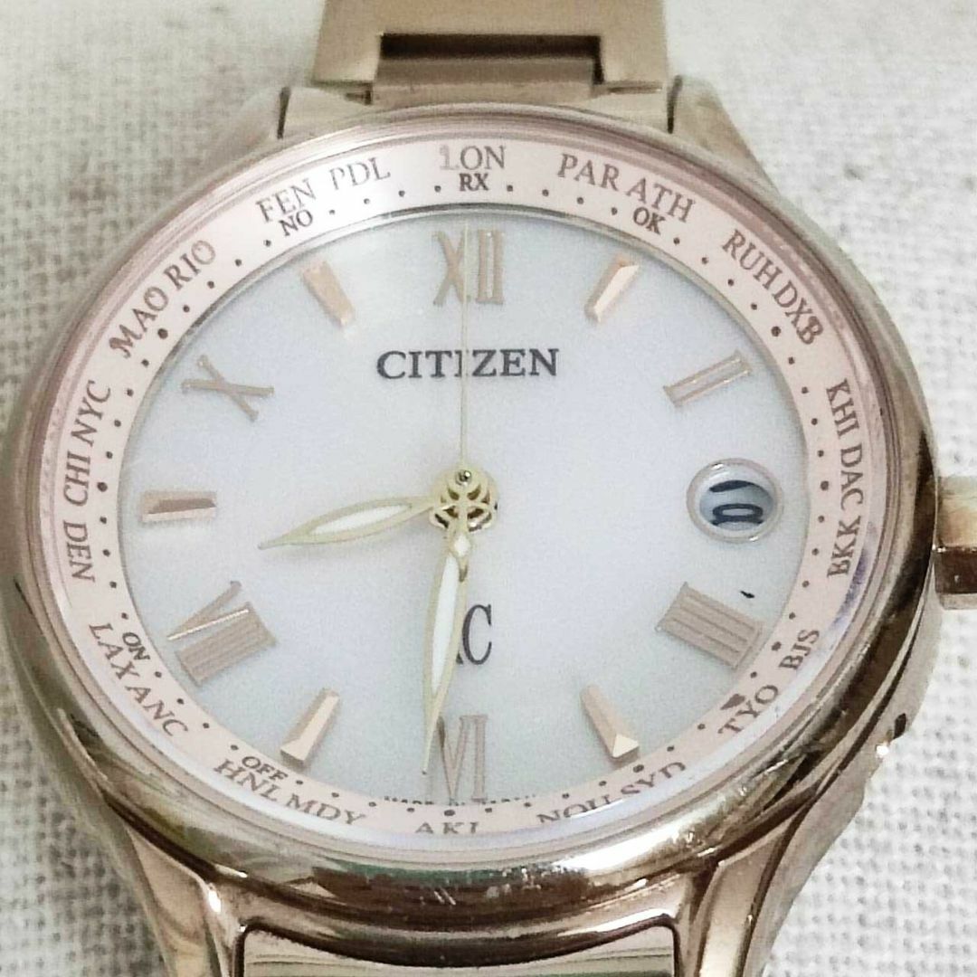 CITIZEN(シチズン)の【美品】CITIZEN XC シチズン クロスシー ピンクゴールド レディースのファッション小物(腕時計)の商品写真