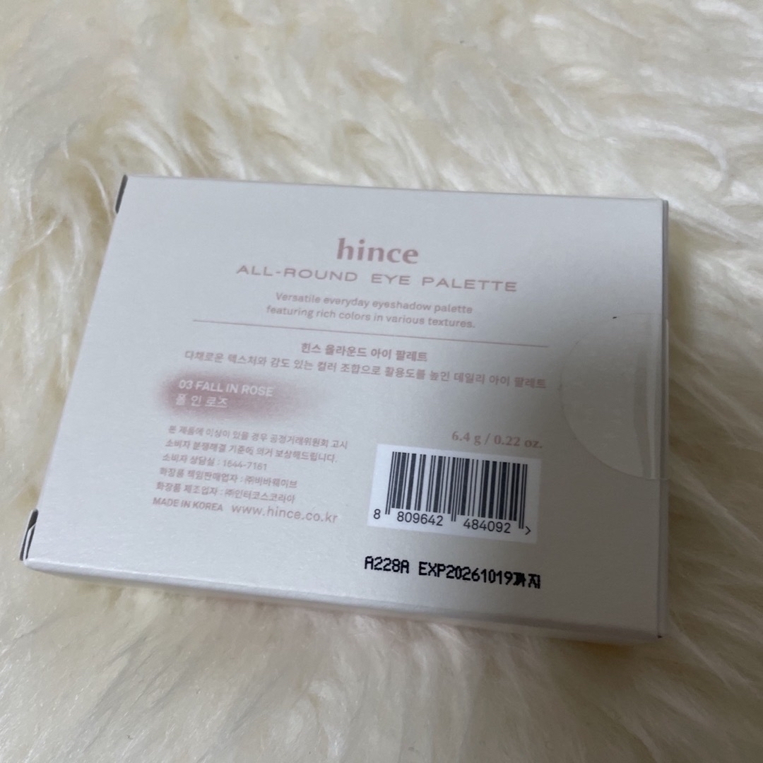 hince(ヒンス)のHince オールラウンドアイシャドウパレット　03 Fall in Rose コスメ/美容のベースメイク/化粧品(アイシャドウ)の商品写真