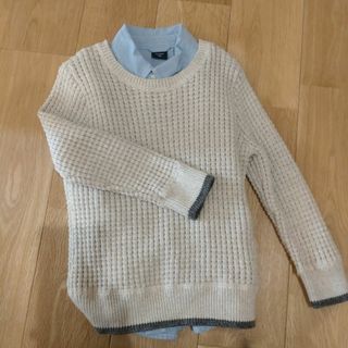 ベビーギャップ(babyGAP)のbabyGap　カッターシャツ　ニット　セット販売　100センチ(ドレス/フォーマル)