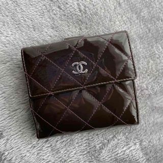 シャネル(CHANEL)のCHANEL 折り財布 パープル(財布)