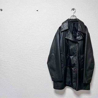 ヨウジヤマモトプールオム(Yohji Yamamoto POUR HOMME)のY's for men ワイズフォーメン カウレザー ダブル レザージャケット(レザージャケット)